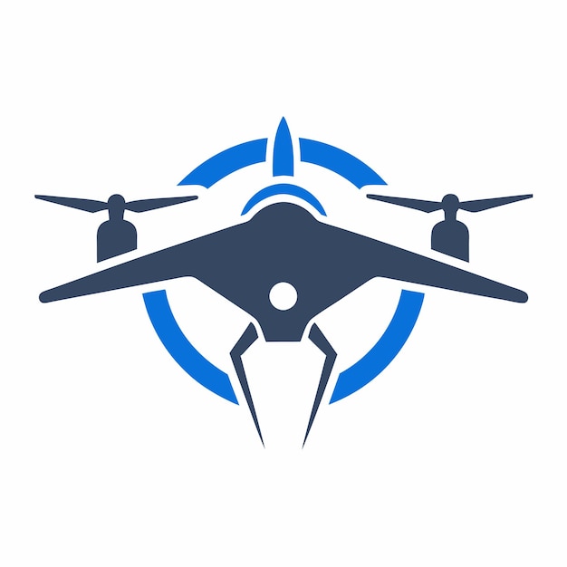 Koncepcja projektowania logo Drone