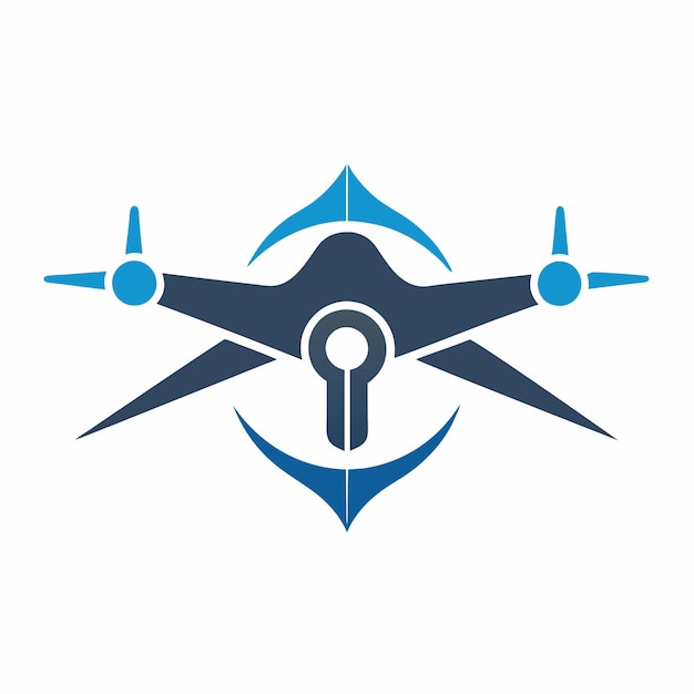 Koncepcja projektowania logo Drone