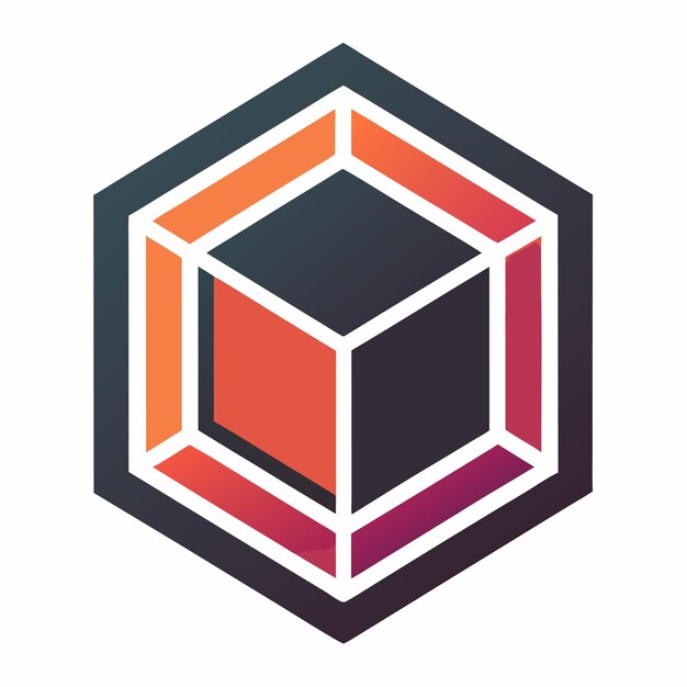 koncepcja projektowania logo sześciokątnego