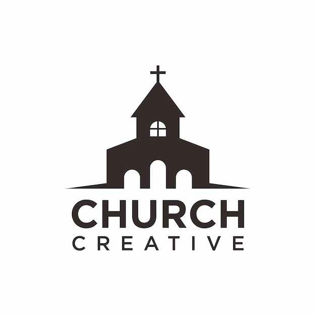 Plik wektorowy koncepcja projektu logo chruch