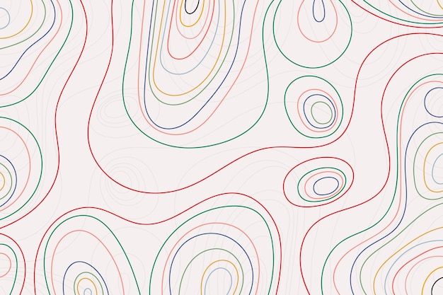 Koncepcja tło mapy topograficznej