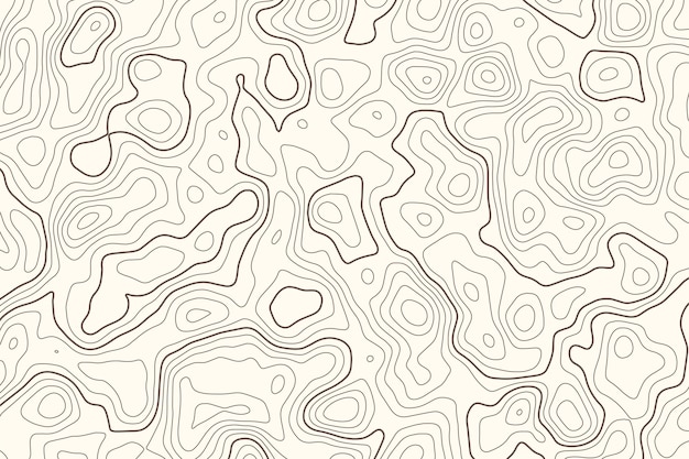 Koncepcja tło mapy topograficznej