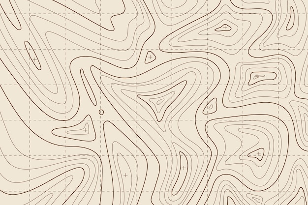 Koncepcja tło mapy topograficznej