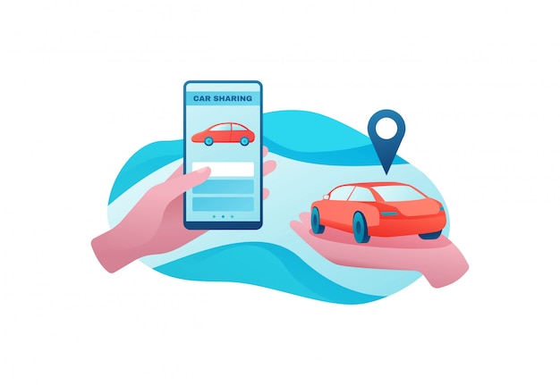 Koncepcja transportu miejskiego, usługa car sharing