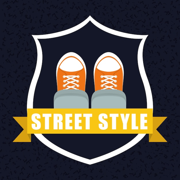 koncepcja ulica i miasto z projekt ikona stylu