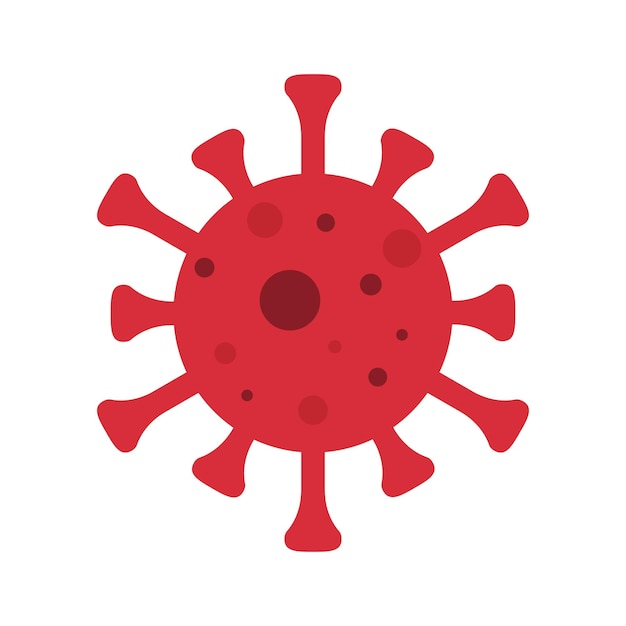 Plik wektorowy koncepcja wektora covid19 zatrzymaj koronawirus płaskie ikony wirusa
