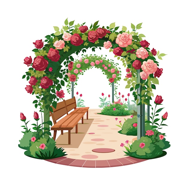 Koncepcje ilustracji wektorowej pięknych krajobrazów