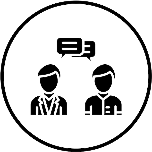 Konsultant ds. projektowania wektorowego Styl ikony