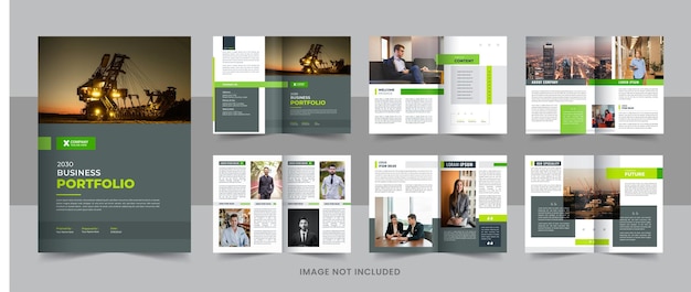 Korporacyjny Szablon Projektu Broszury Biznesowej Raport Roczny Lub Profil Firmy Do Celów Marketingowych
