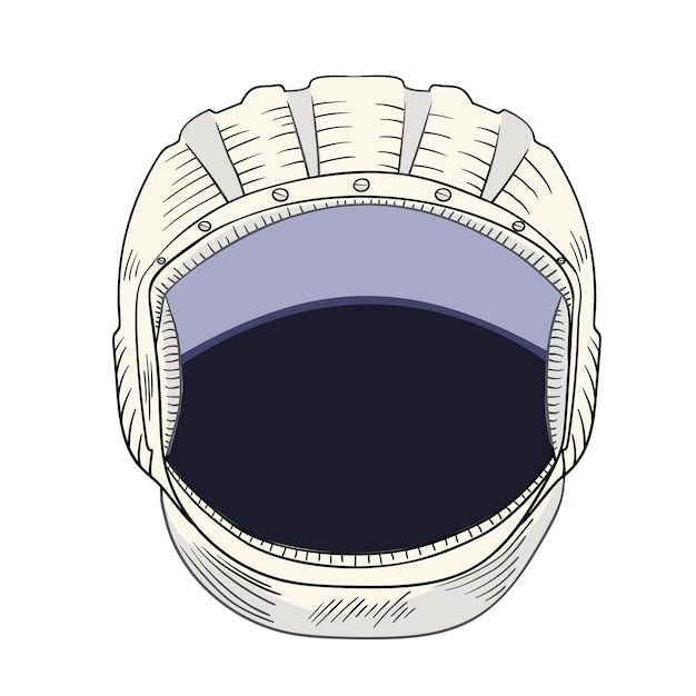 Plik wektorowy kosmiczny kask astronauty do nadruków na koszulkach i innych ilustracji wektorowych