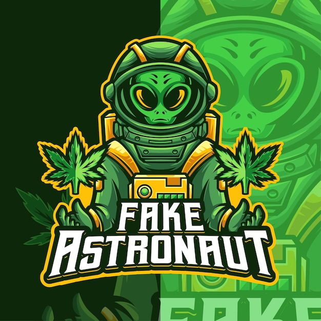 Kostium Astronauty Alien Wear Z Logo Maskotki Z Konopi