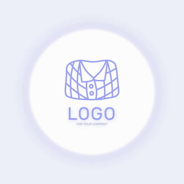 Koszula Logotyp Odzież Wizytowa Logo Koszula Ikona Dla Firmy Zajmującej Się Projektowaniem Stron Internetowych Na Białym Tle Ilustracji Wektorowych Eps