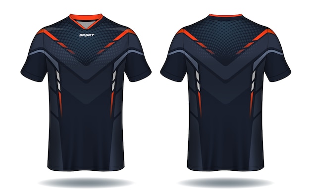 Koszulka piłkarska template.sport t-shirt design.