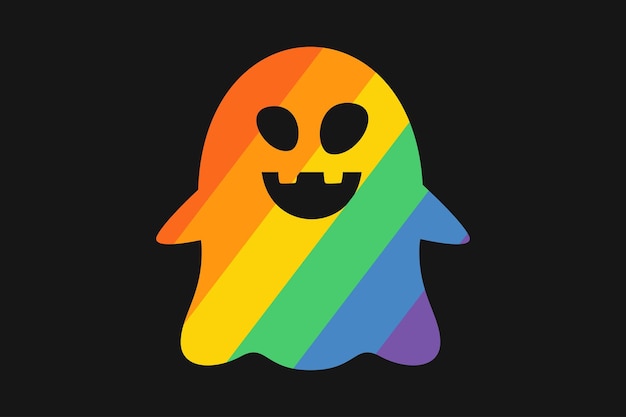 Koszulka Pride Lgbt Gay Boo Halloween