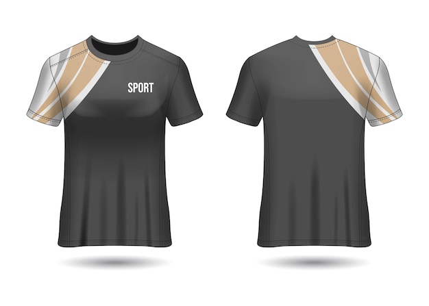 Koszulka Sport Jersey Szablon Projekt