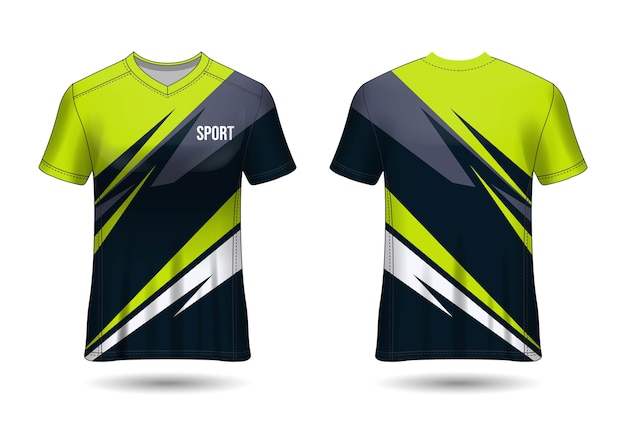 Koszulka Sport Jersey Szablon Projekt