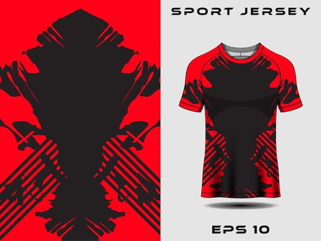 Plik wektorowy koszulka sportowa projekt grunge dla mundurów drużynowych koszulka piłkarska koszulka wyścigowa