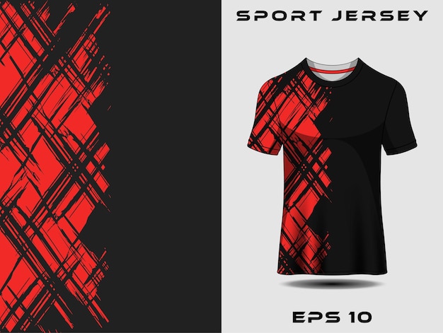 Plik wektorowy koszulka sportowa projekt grunge dla mundurów drużynowych koszulka piłkarska koszulka wyścigowa