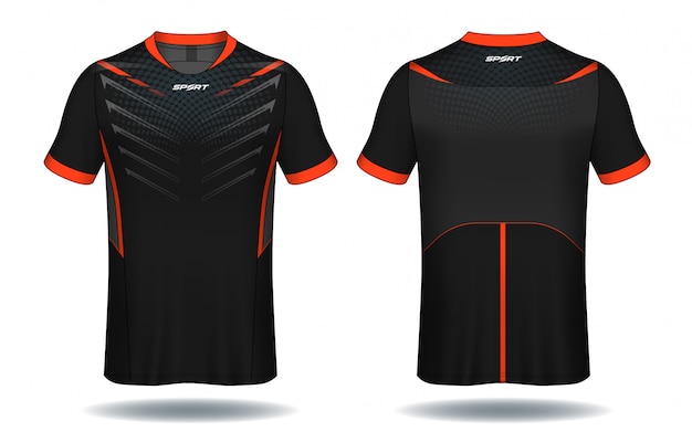 Koszulka sportowa z jerseyu piłkarskiego.