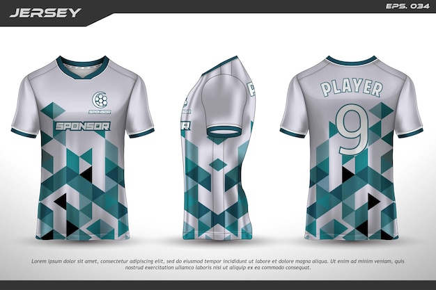 Koszulka sublimacyjna z wzorem Jersey Premium geometryczny wzór Niesamowita kolekcja wektorowa do piłki nożnej piłka nożna wyścigi kolarstwo gry motocross sport