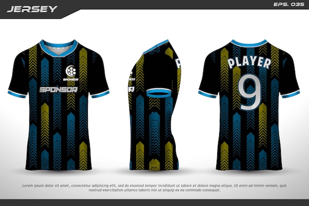 Koszulka sublimacyjna z wzorem Jersey Premium geometryczny wzór Niesamowita kolekcja wektorowa do piłki nożnej piłka nożna wyścigi kolarstwo gry motocross sport