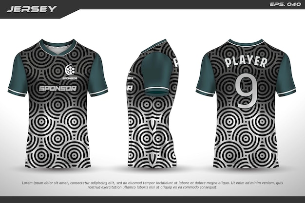 Koszulka sublimacyjna z wzorem Jersey Premium geometryczny wzór Niesamowita kolekcja wektorowa do piłki nożnej piłka nożna wyścigi kolarstwo gry motocross sport