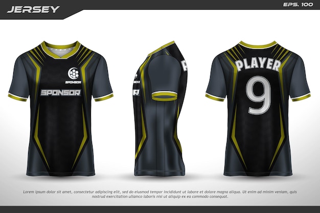 Koszulka sublimacyjna z wzorem Jersey Premium geometryczny wzór Niesamowita kolekcja wektorowa do piłki nożnej piłka nożna wyścigi kolarstwo gry motocross sport