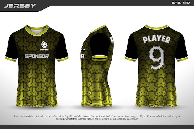 Koszulka sublimacyjna z wzorem Jersey Premium geometryczny wzór Niesamowita kolekcja wektorowa do piłki nożnej piłka nożna wyścigi kolarstwo gry motocross sport