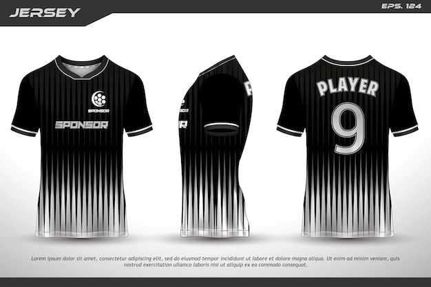 Koszulka sublimacyjna z wzorem Jersey Premium geometryczny wzór Niesamowita kolekcja wektorowa do piłki nożnej piłka nożna wyścigi kolarstwo gry motocross sport