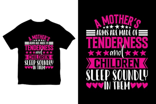 Plik wektorowy koszulka z okazji dnia matki i plakat wektor szablon projektu koszulka dla mamy z nadrukiem prezent na dzień matki