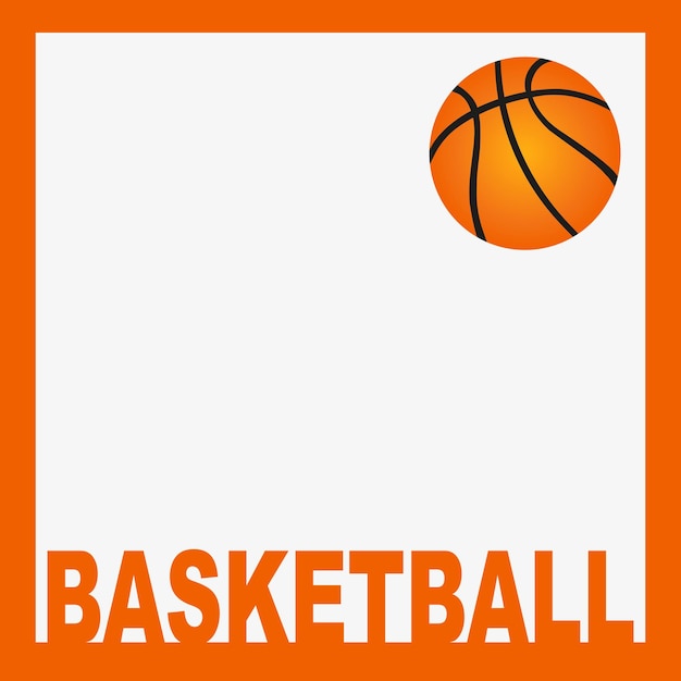 Plik wektorowy koszykówka izolowana na białym tle symbol fitness tło ilustracja wektorowa