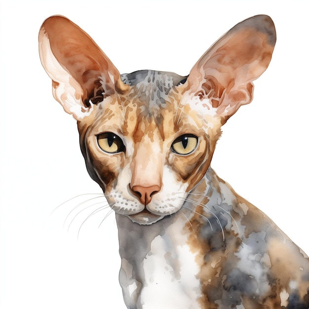 Plik wektorowy kotek cornish rex