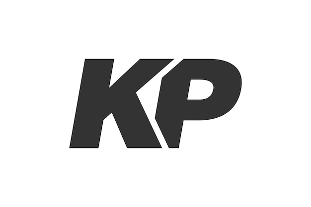 KP Techno Editable Font Logo dla Corporate Branding Odważny futurystyczny projekt z unikalnymi pomysłami typograficznymi Minimalny niestandardowy typ i dynamiczna litera