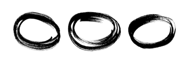Krąg Narysowany Czarnym Markerem