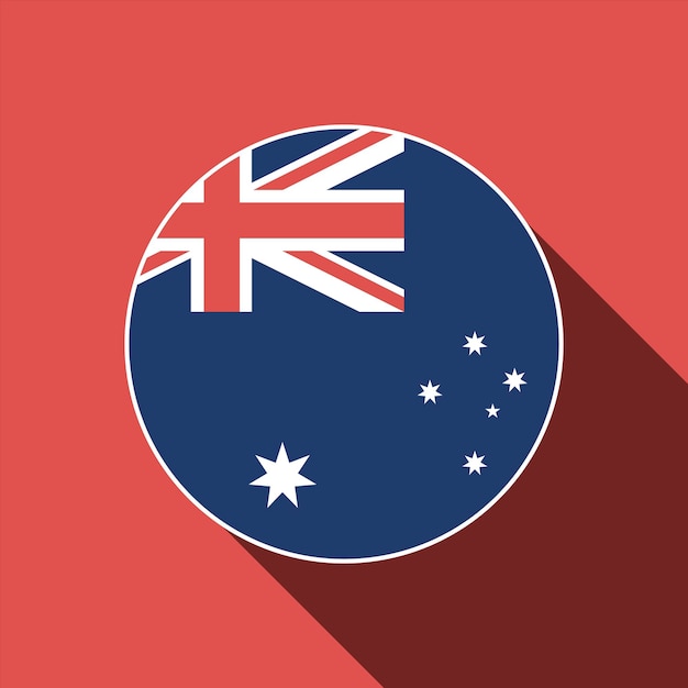 Kraj Australia Australia Flaga Ilustracja Wektorowa