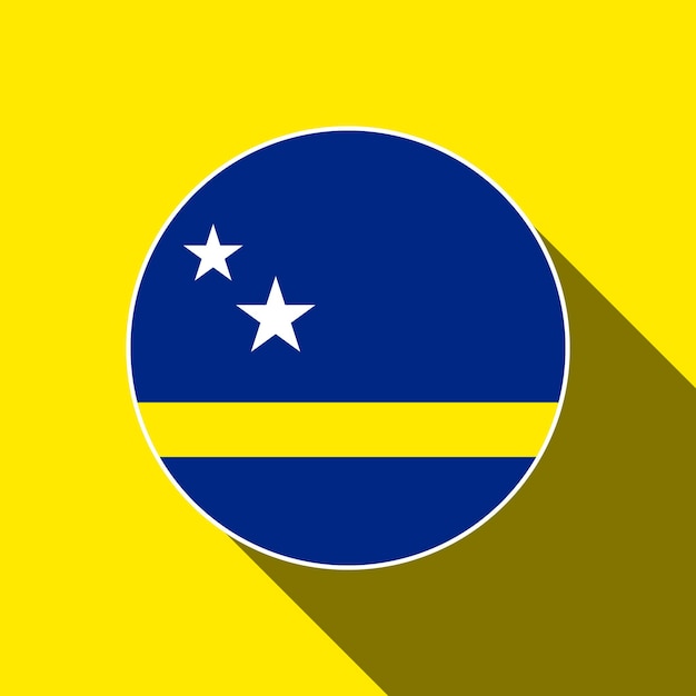 Kraj Curacao Curacao flaga ilustracja wektorowa
