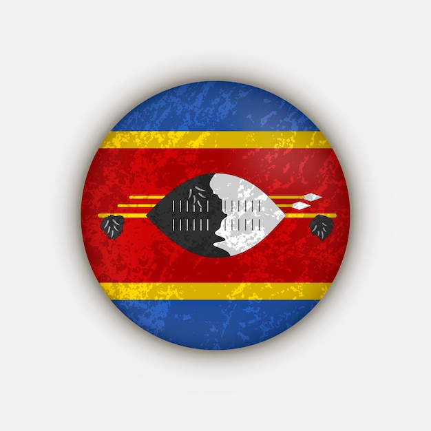 Plik wektorowy kraj eswatini eswatini flaga ilustracja wektorowa