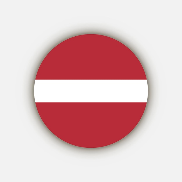 Kraj łotwa łotwa Flaga Ilustracja Wektorowa