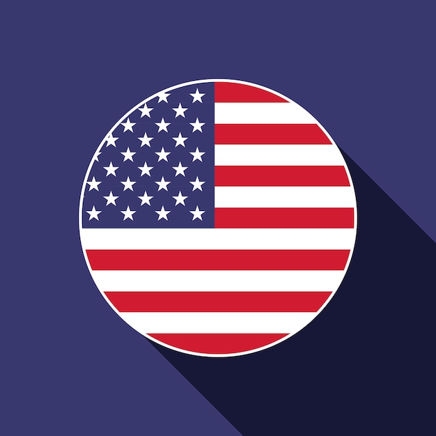 Kraj USA USA flaga ilustracja wektorowa