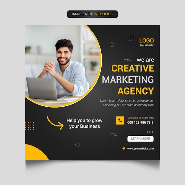 Kreatywna Agencja Marketingowa Na Instagram Post Banner