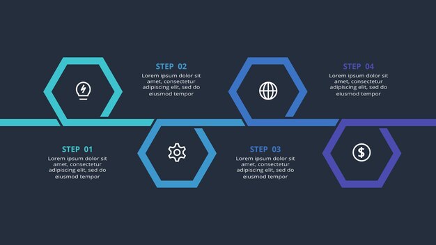 Kreatywna Koncepcja Infografiki Z 3 Krokami Opcji Części Lub Procesów