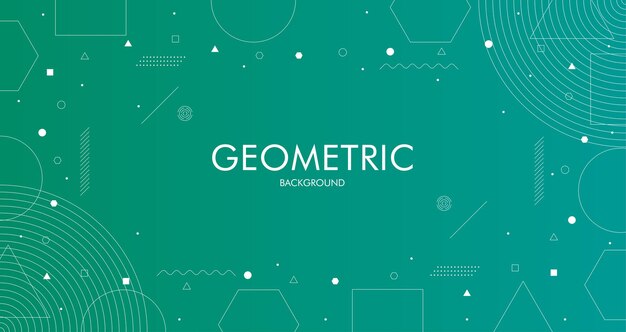 Kreatywne geometryczne tło Projekt z elementami graficznymi do projektu tła Projekt tła