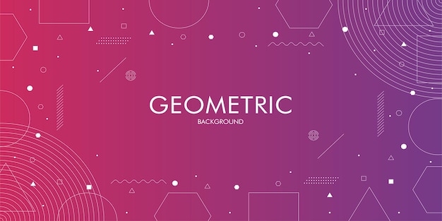 Kreatywne geometryczne tło Projekt z elementami graficznymi do projektu tła Projekt tła