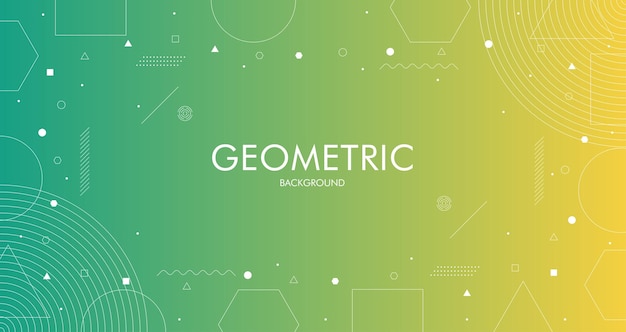Kreatywne geometryczne tło Projekt z elementami graficznymi do projektu tła Projekt tła