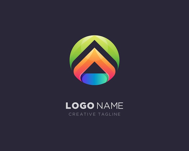 Plik wektorowy kreatywne kolorowe logo
