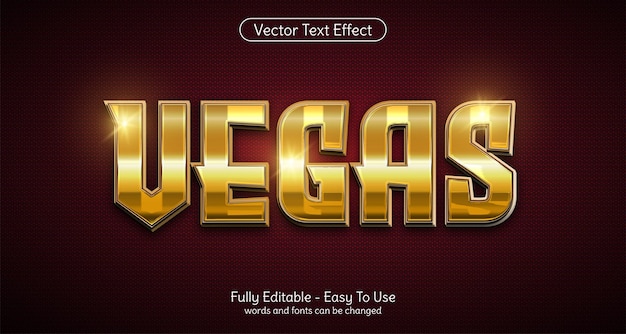 Kreatywny Edytowalny Szablon Efektu Tekstowego W Stylu Vegas 3d