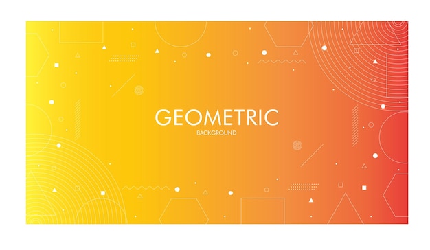 Kreatywny geometryczny abstrakcyjny projekt tła z tłem graficznym ilustracji wektorowych