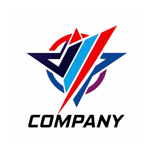 Kreatywny i elegancki abstrakcyjny minimalistyczny wektor projektowania logo dla każdej firmy marki