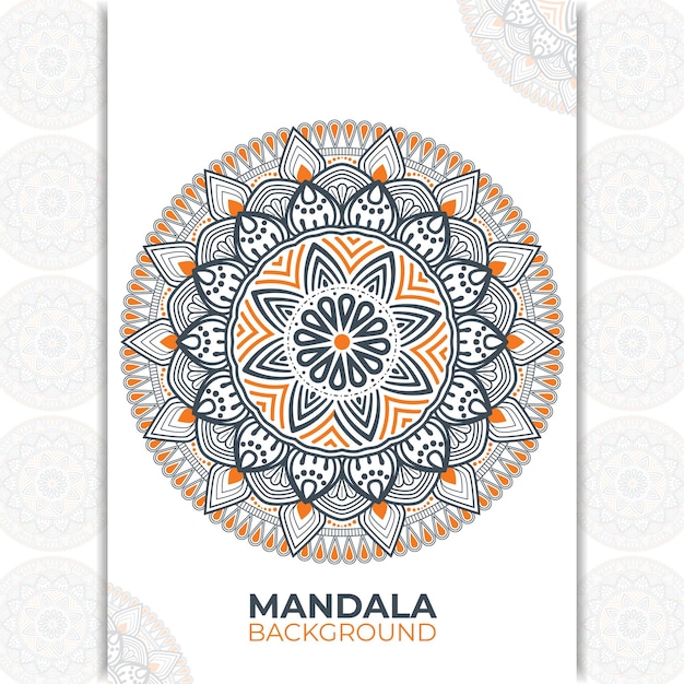 Plik wektorowy kreatywny i niepowtarzalny projekt sztuki mandali