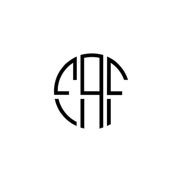 Kreatywny, nowoczesny, minimalistyczny, ponadczasowy, negatywny, przestrzenny, monogramowy projekt logo